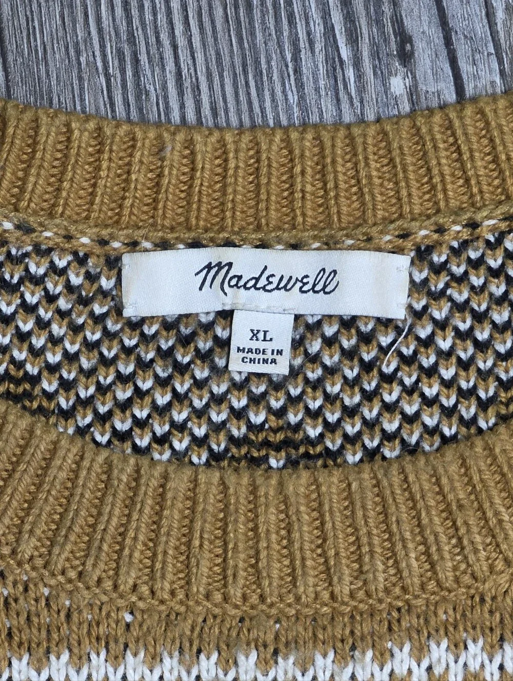 Madewell Bandana Paisley Pullover Sweater Sz XL (2018) - Picture 2 of 9